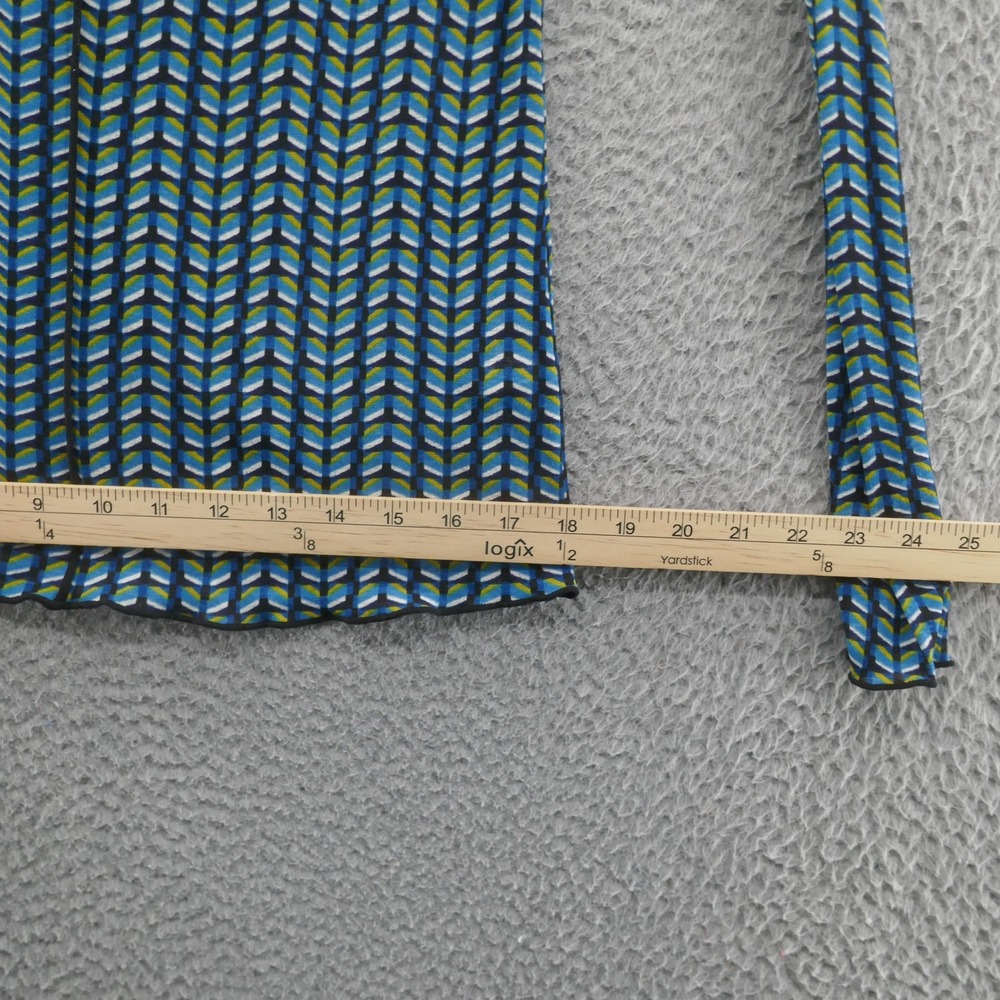 NWT Anthropologie Daily Practice Long Sleeve Top Small Blue Womens‎ Geometric - Picture 9 of 15
